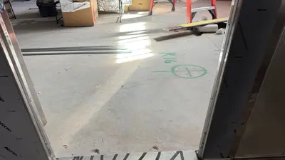 Steel frame doorway Photo