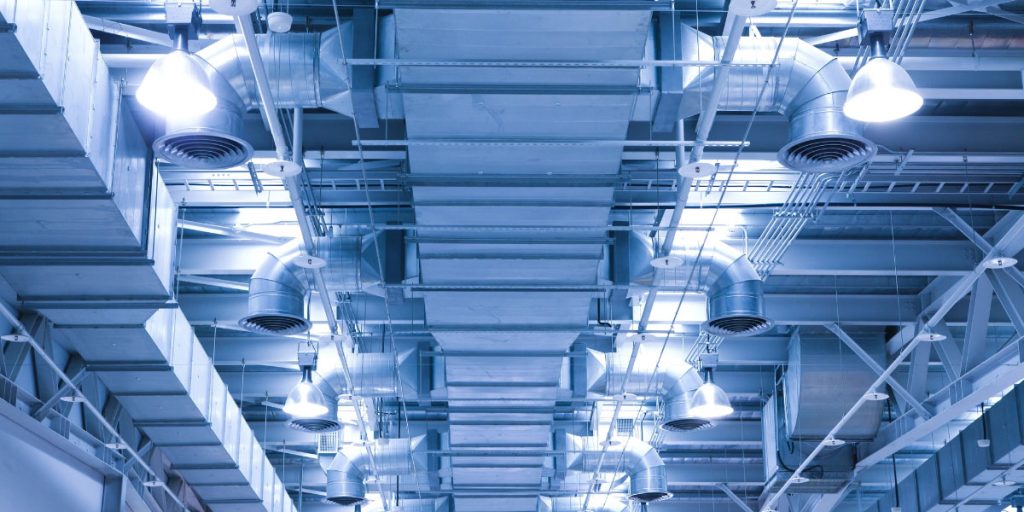 overhead supply for data center cooling